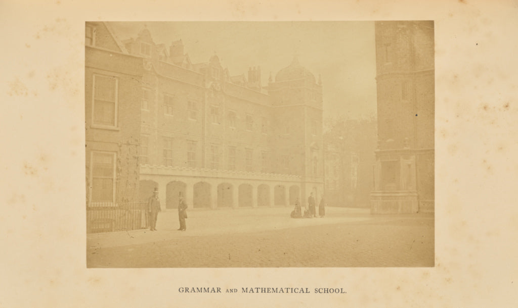 Valentine Blanchard:Grammar and Mathematical School, Poster Print Wall Art
