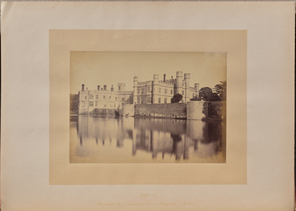 J. Cruttenden:Enlarged View of the New and Old Castle, Poster Print Wall Art