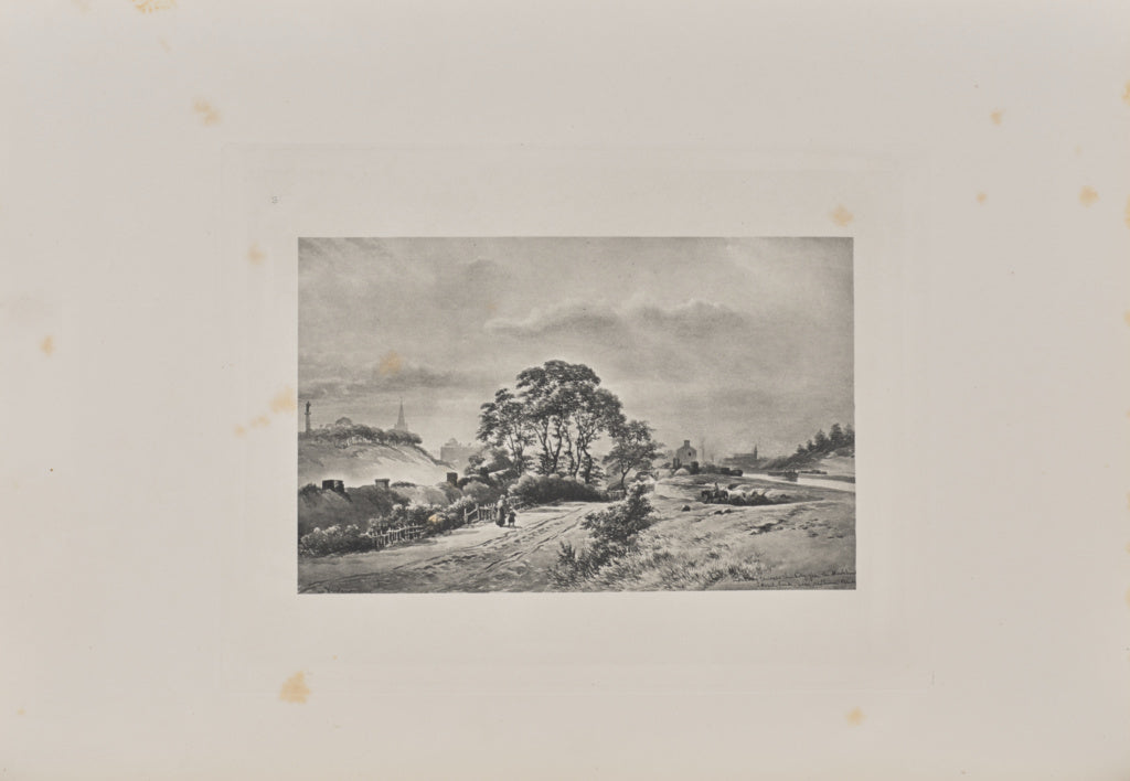 T. & R. Annan & Sons:Looking towards the City from the Monkl, Poster Print Wall Art