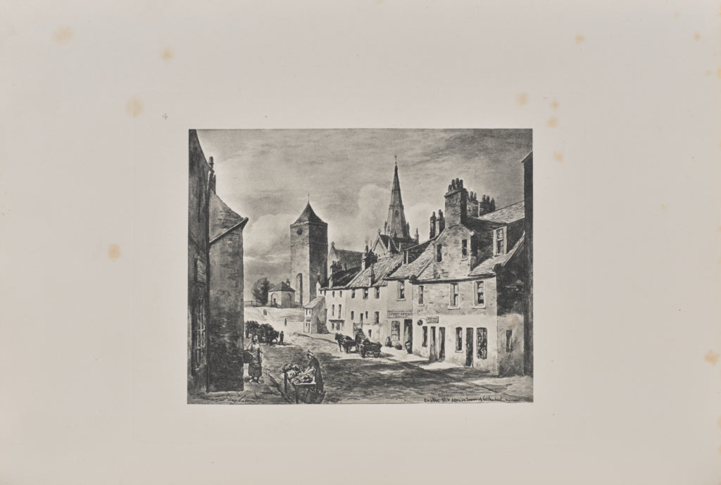 T. & R. Annan & Sons:Castle Street and Square Tower of Cathe, Poster Print Wall Art