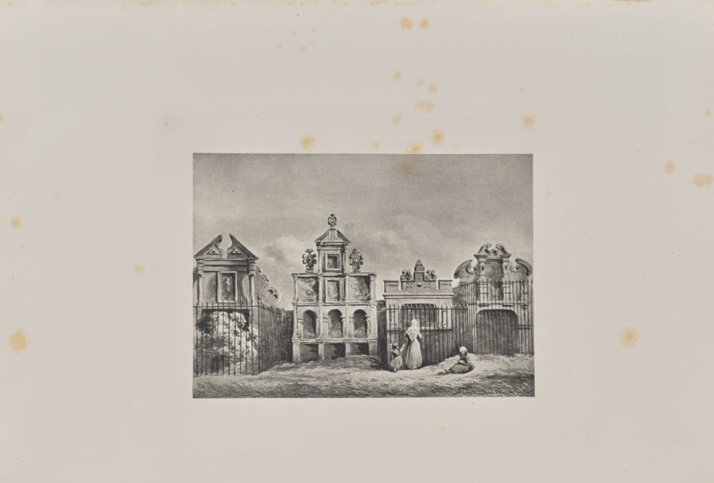 T. & R. Annan & Sons:Tombs in High Churchyard, Poster Print Wall Art