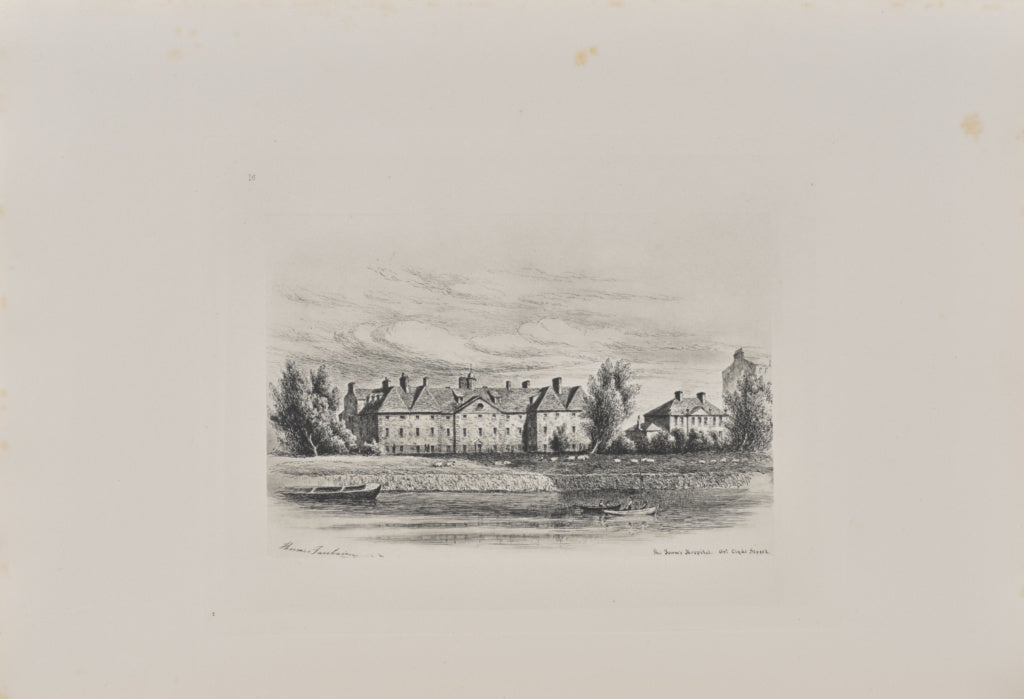 T. & R. Annan & Sons:The Old Town's Hospital, Great Clyde St, Poster Print Wall Art