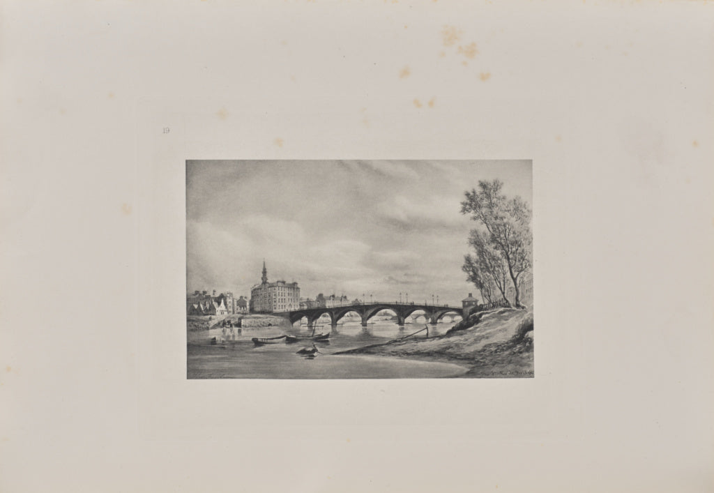 T. & R. Annan & Sons:Old Stockwell Street Bridge, Poster Print Wall Art