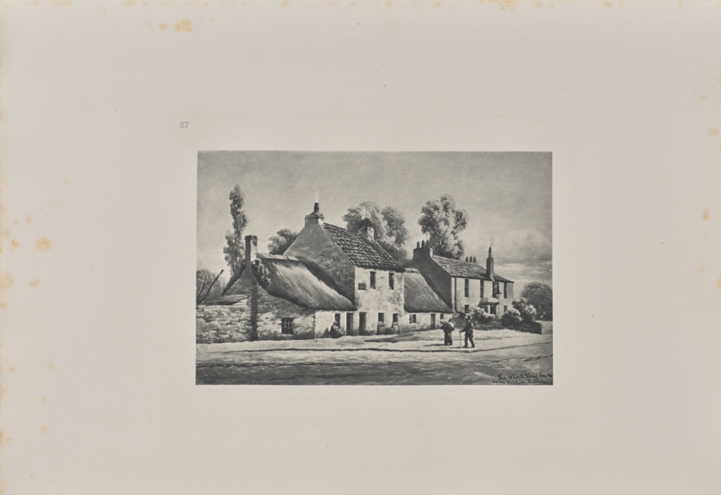 T. & R. Annan & Sons:The Wheat Sheaf Inn, at the entrance to, Poster Print Wall Art