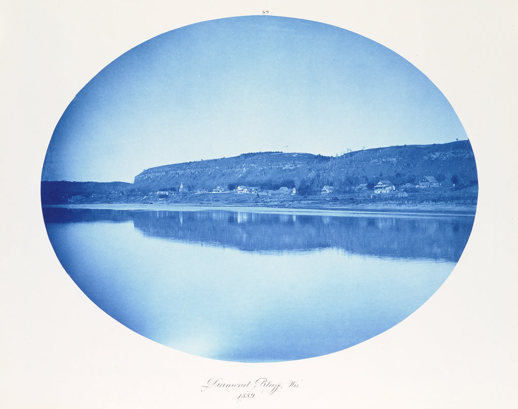 Henry P. Bosse:Diamond Bluff, Wisconsin, Poster Print Wall Art