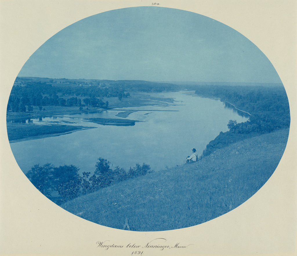 Henry P. Bosse:Wingdams below Ninninger, Minnesota, Poster Print Wall Art