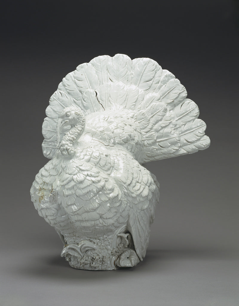 Meissen Porcelain Manufactory:A Turkey, Poster Print Wall Art