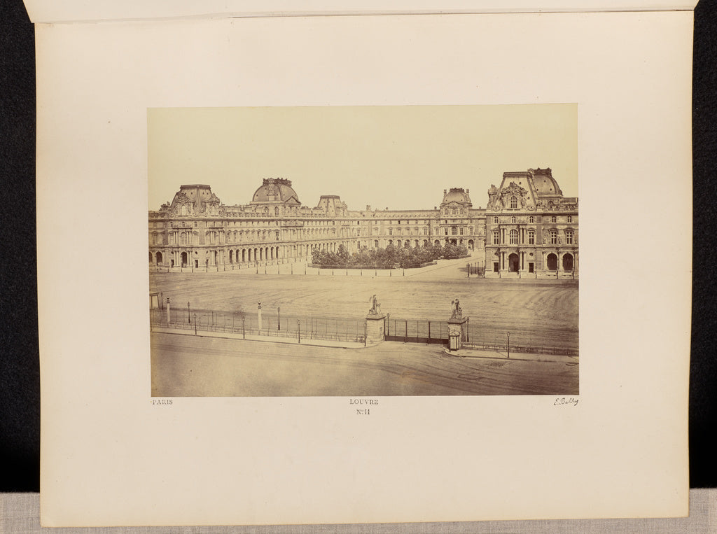 edouard Baldus:Louvre (No. 11), Poster Print Wall Art