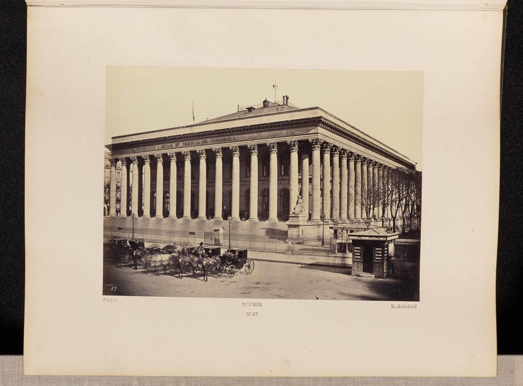 edouard Baldus:Bourse (No. 57), Poster Print Wall Art