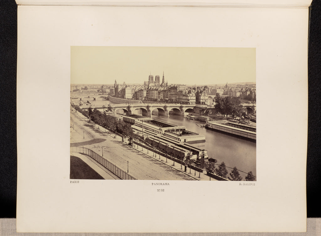 edouard Baldus:Panorama (No. 52), Poster Print Wall Art