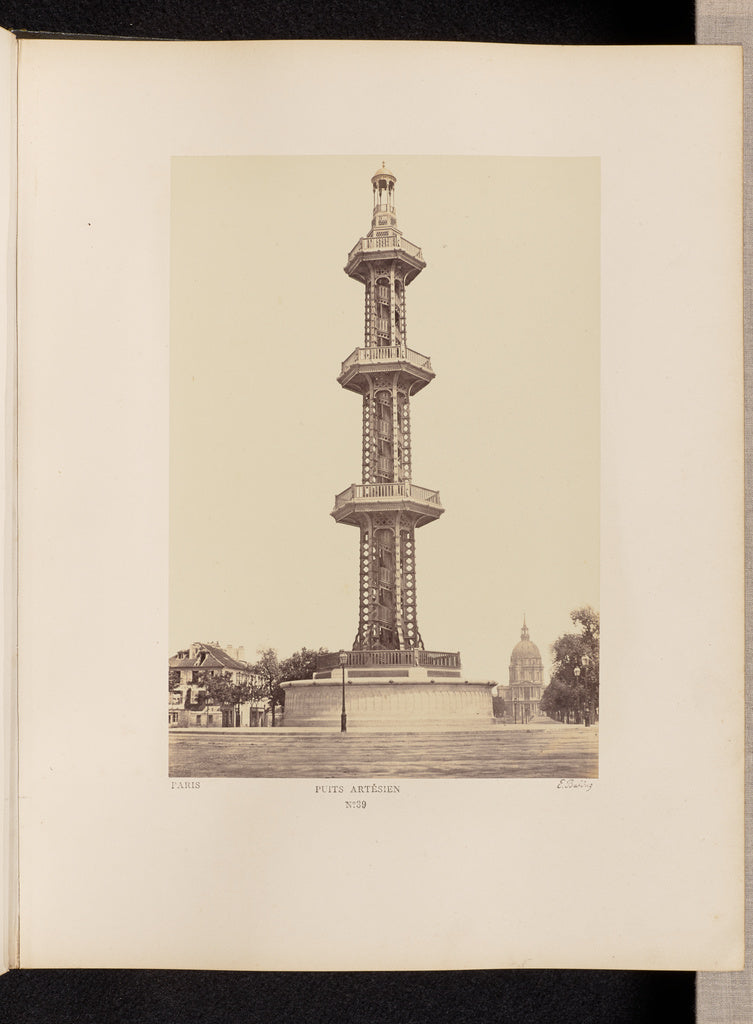 edouard Baldus:Puits Artésien (No. 39), Poster Print Wall Art