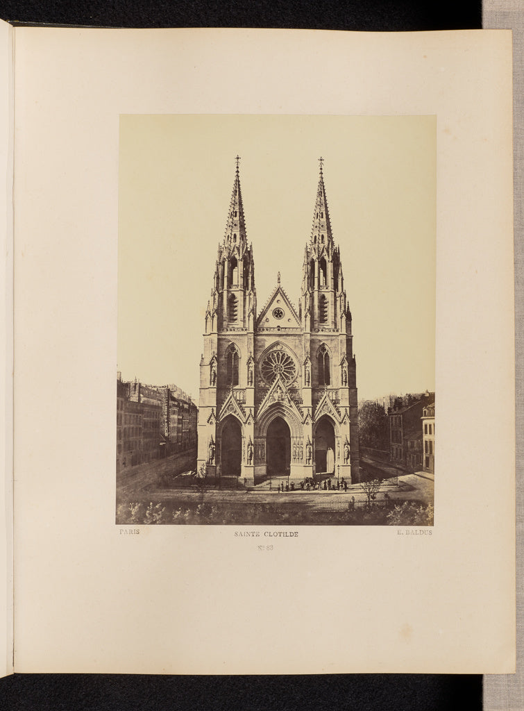 edouard Baldus:Sainte Clotilde (No. 83), Poster Print Wall Art