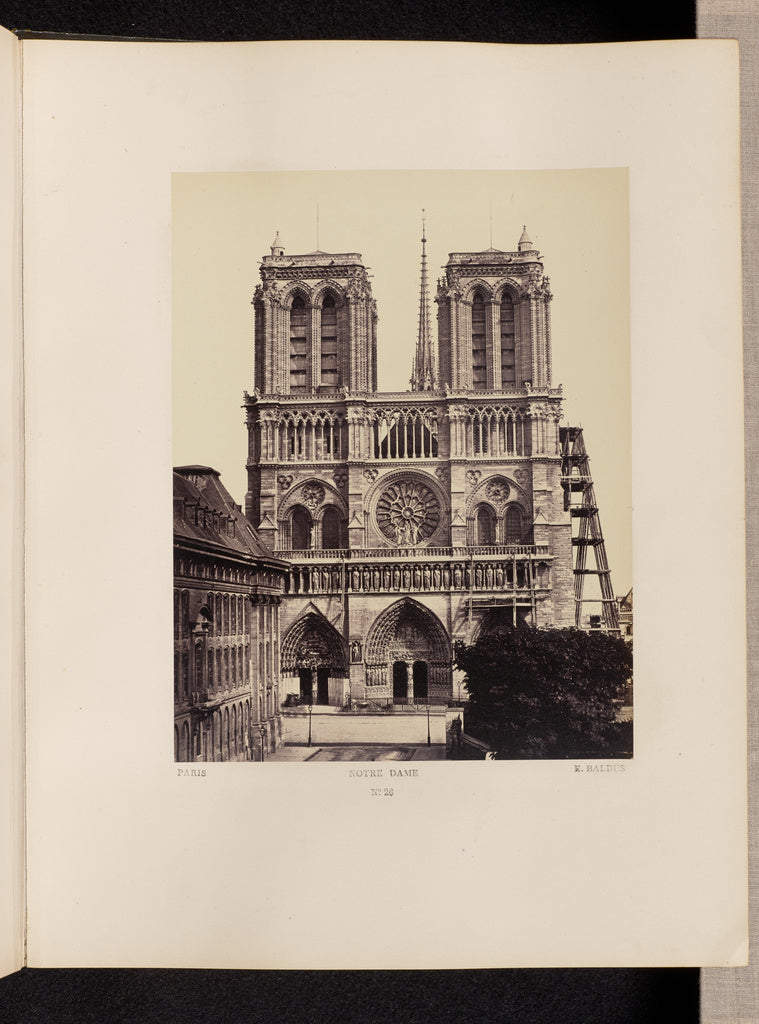 edouard Baldus:Notre Dame (No. 26), Poster Print Wall Art