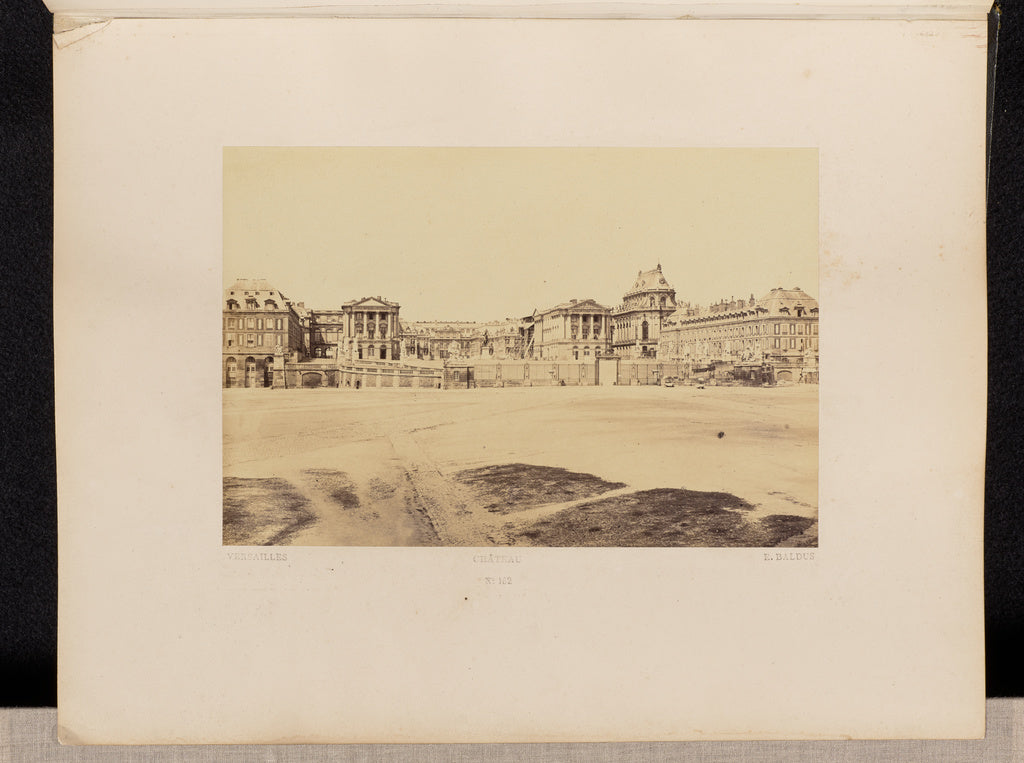 edouard Baldus:Versailles. Château (No. 162), Poster Print Wall Art