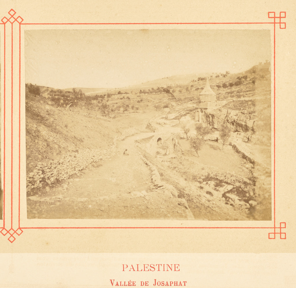 Félix Bonfils:Vallée de Josaphat., Poster Print Wall Art