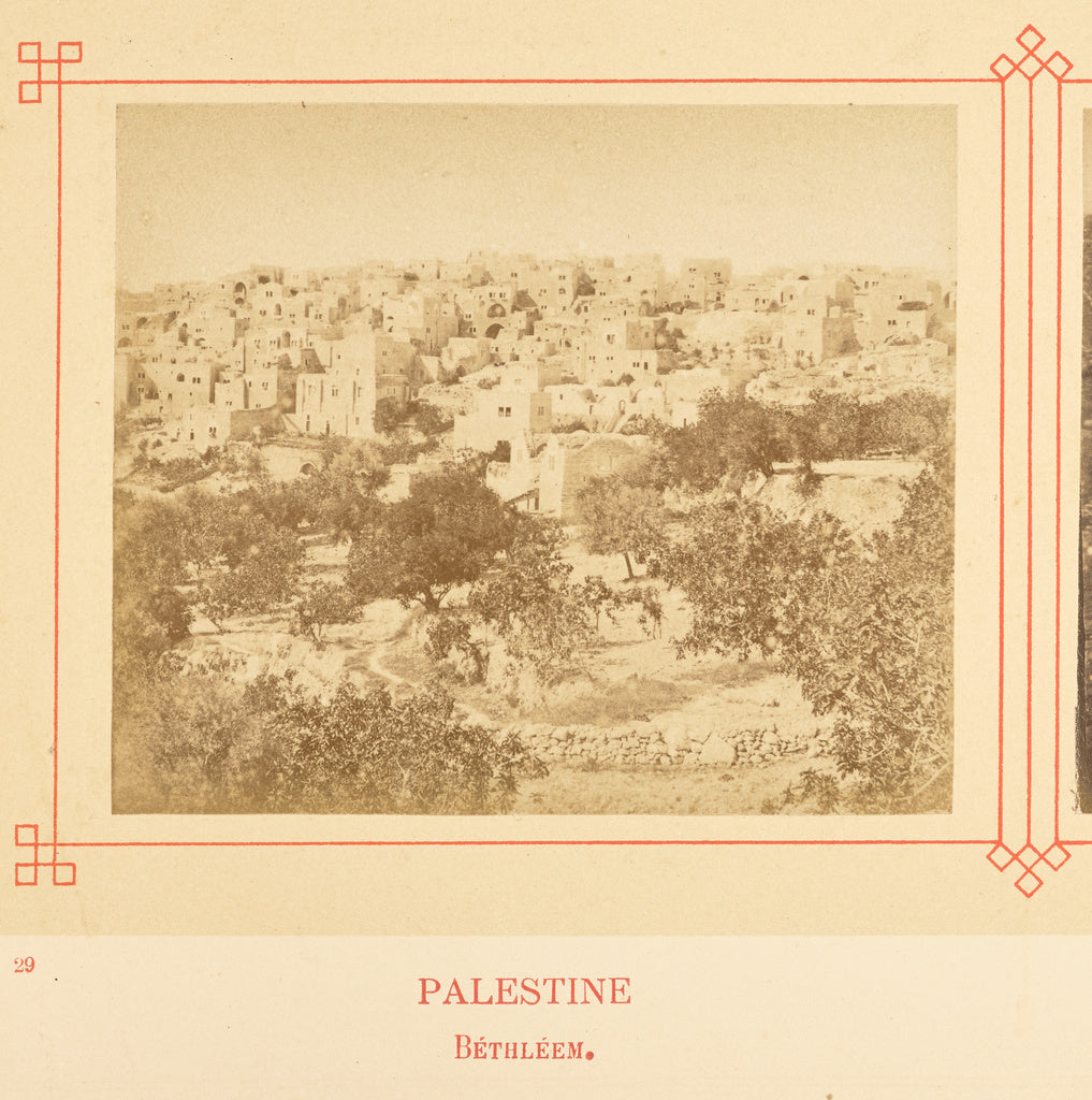 Félix Bonfils:Bethléem., Poster Print Wall Art