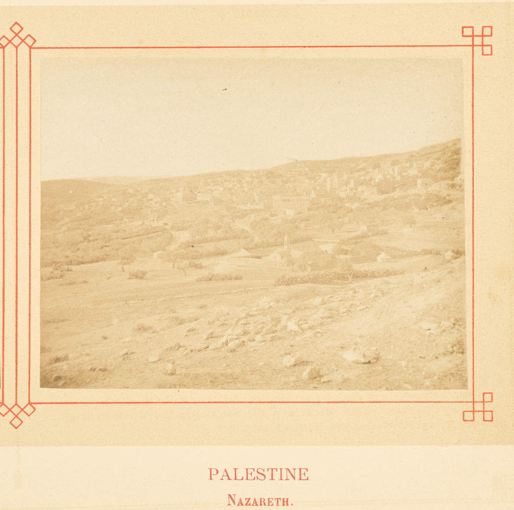 Félix Bonfils:Nazareth., Poster Print Wall Art