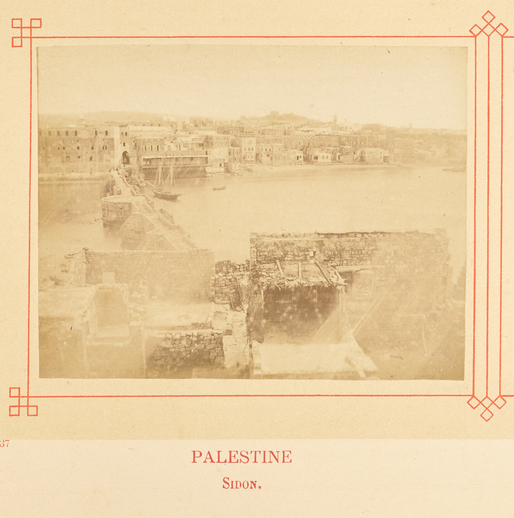 Félix Bonfils:Sidon., Poster Print Wall Art