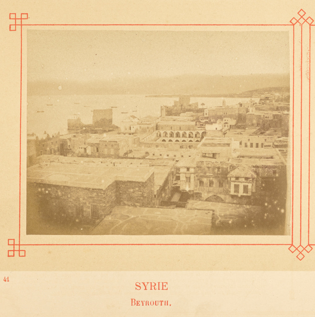 Félix Bonfils:Beyrouth., Poster Print Wall Art