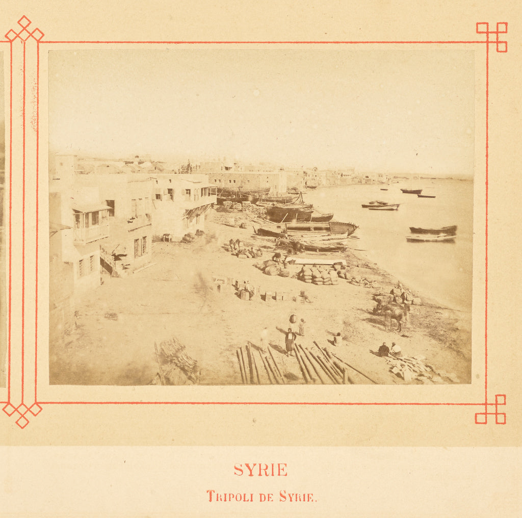 Félix Bonfils:Tripoli de Syrie., Poster Print Wall Art