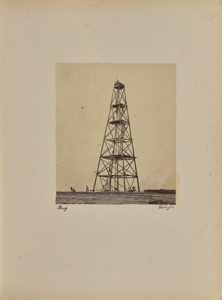 Mathew B. Brady:Signal Tower, Poster Print Wall Art