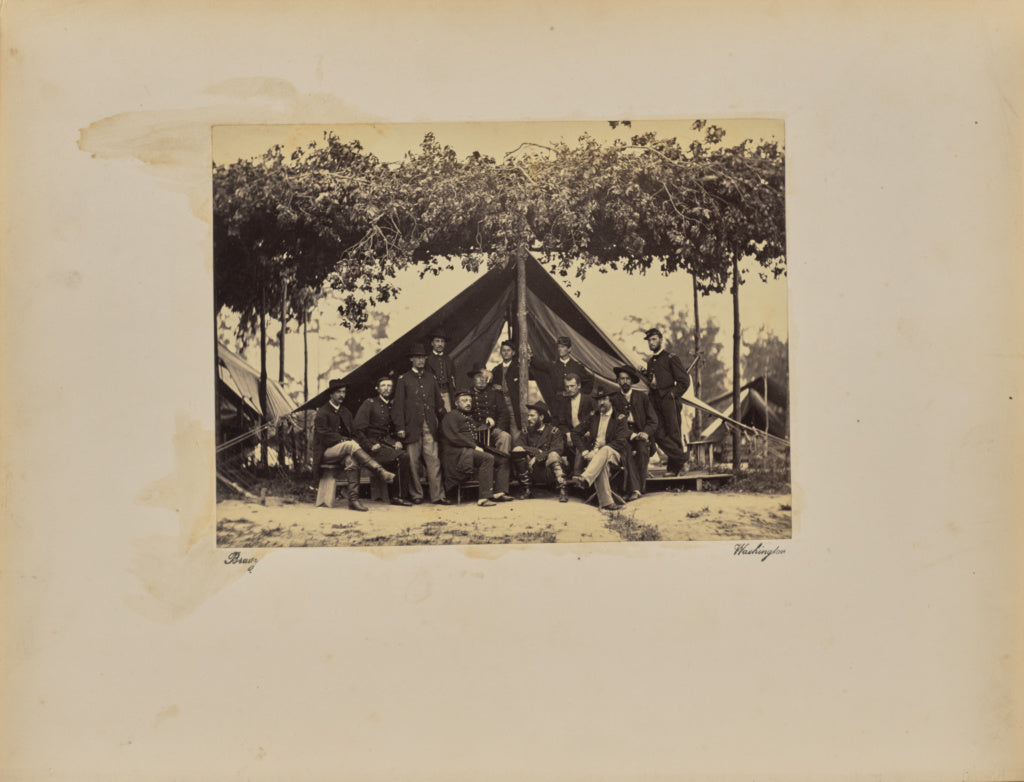 Mathew B. Brady:Butler and Staff, Poster Print Wall Art