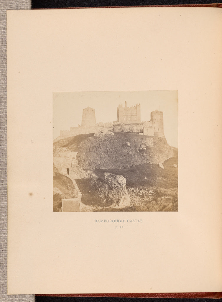 Thomas Annan:Bamborough Castle, Poster Print Wall Art