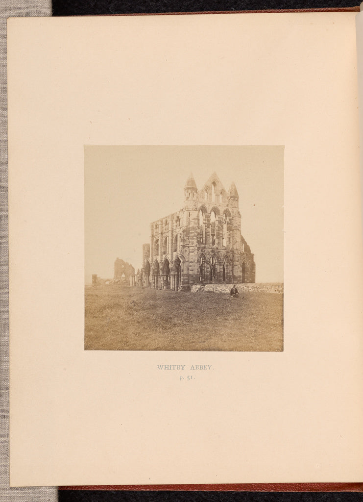 Thomas Annan:Whitby Abbey, Poster Print Wall Art