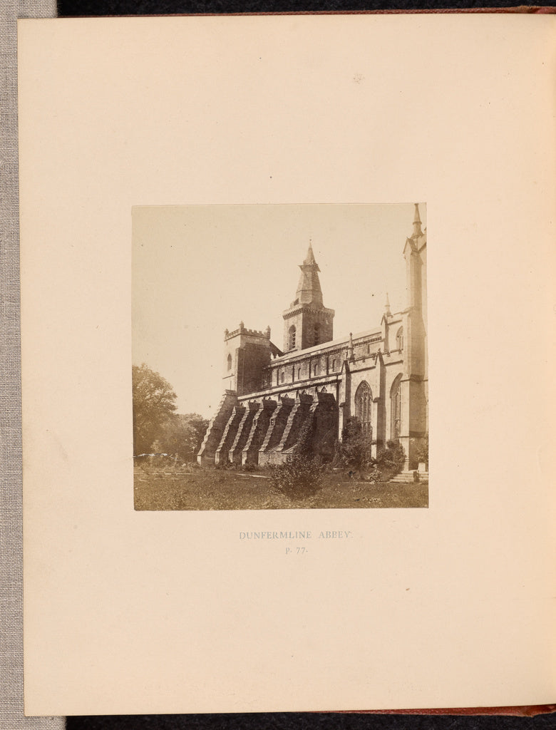 Thomas Annan:Dunfermline Abbey, Poster Print Wall Art
