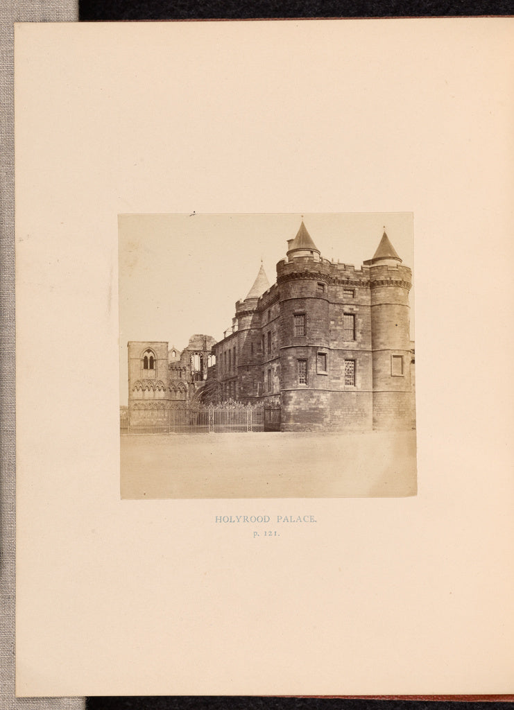 Thomas Annan:Holyrood Palace, Poster Print Wall Art