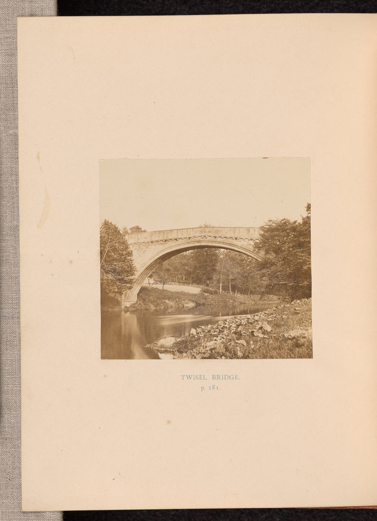 Thomas Annan:Twisel Bridge, Poster Print Wall Art