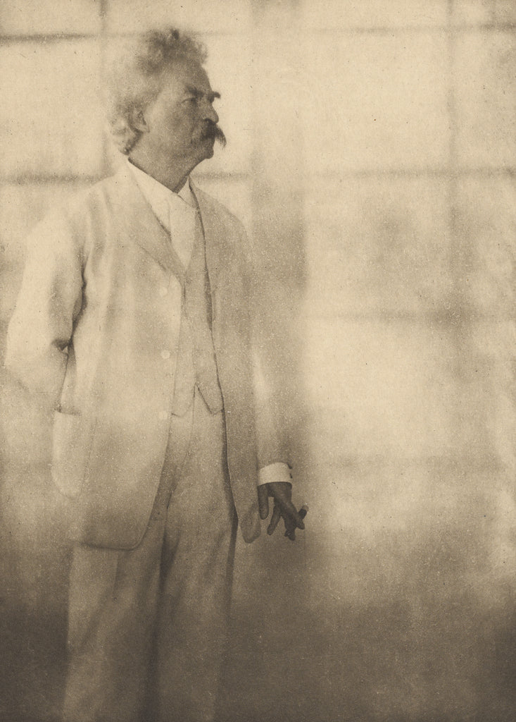 Alvin Langdon Coburn:Mark Twain, Poster Print Wall Art