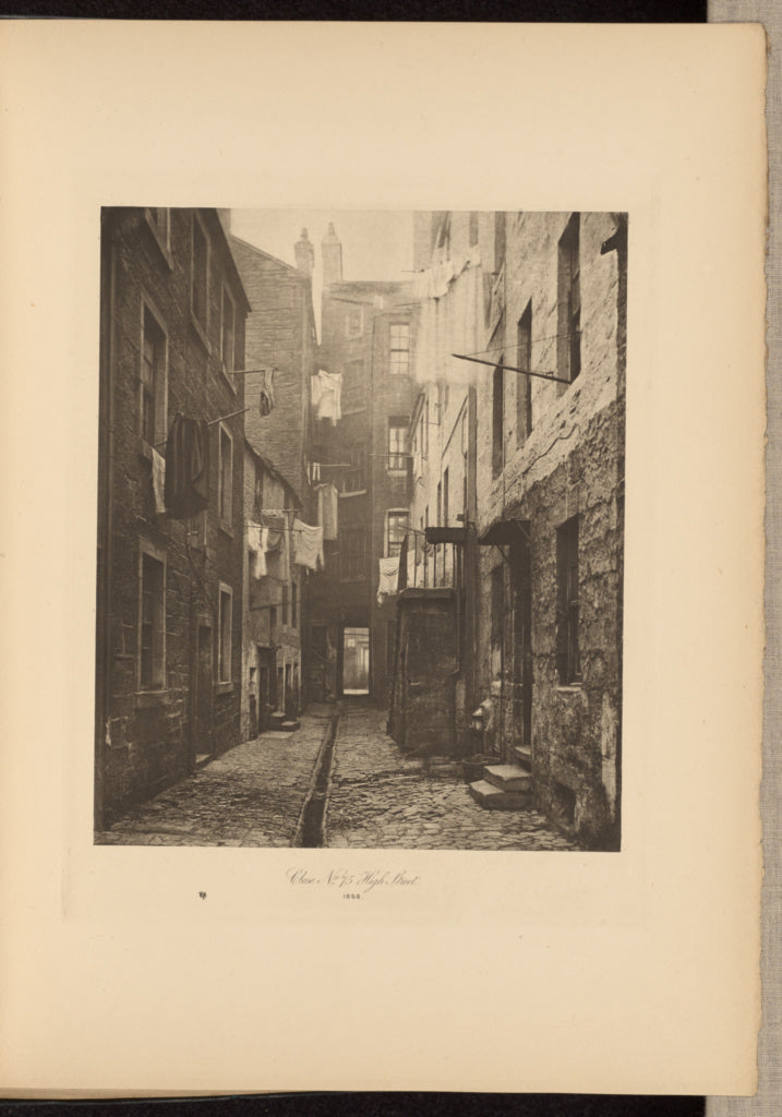 Thomas Annan:Close No. 75 High Street, Poster Print Wall Art