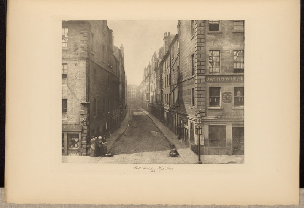 Thomas Annan:Bell Street from High Street, Poster Print Wall Art