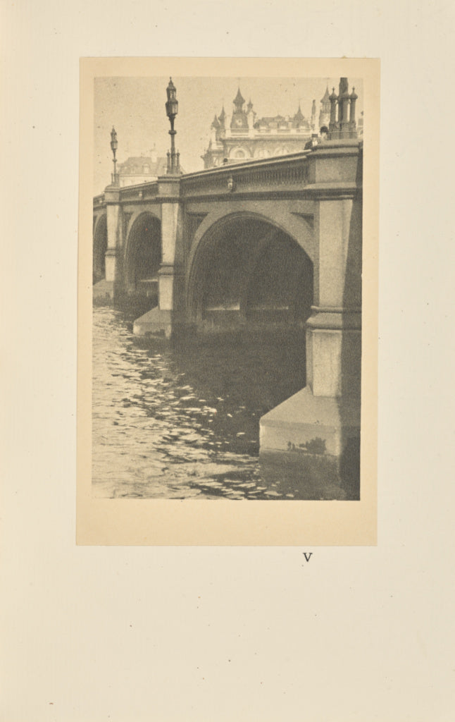 Alvin Langdon Coburn:Westminster Bridge, Poster Print Wall Art