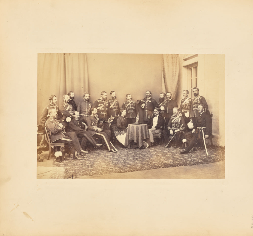 Unknown maker:[Group portrait of Sir William Mansfield, Lady, Poster Print Wall Art