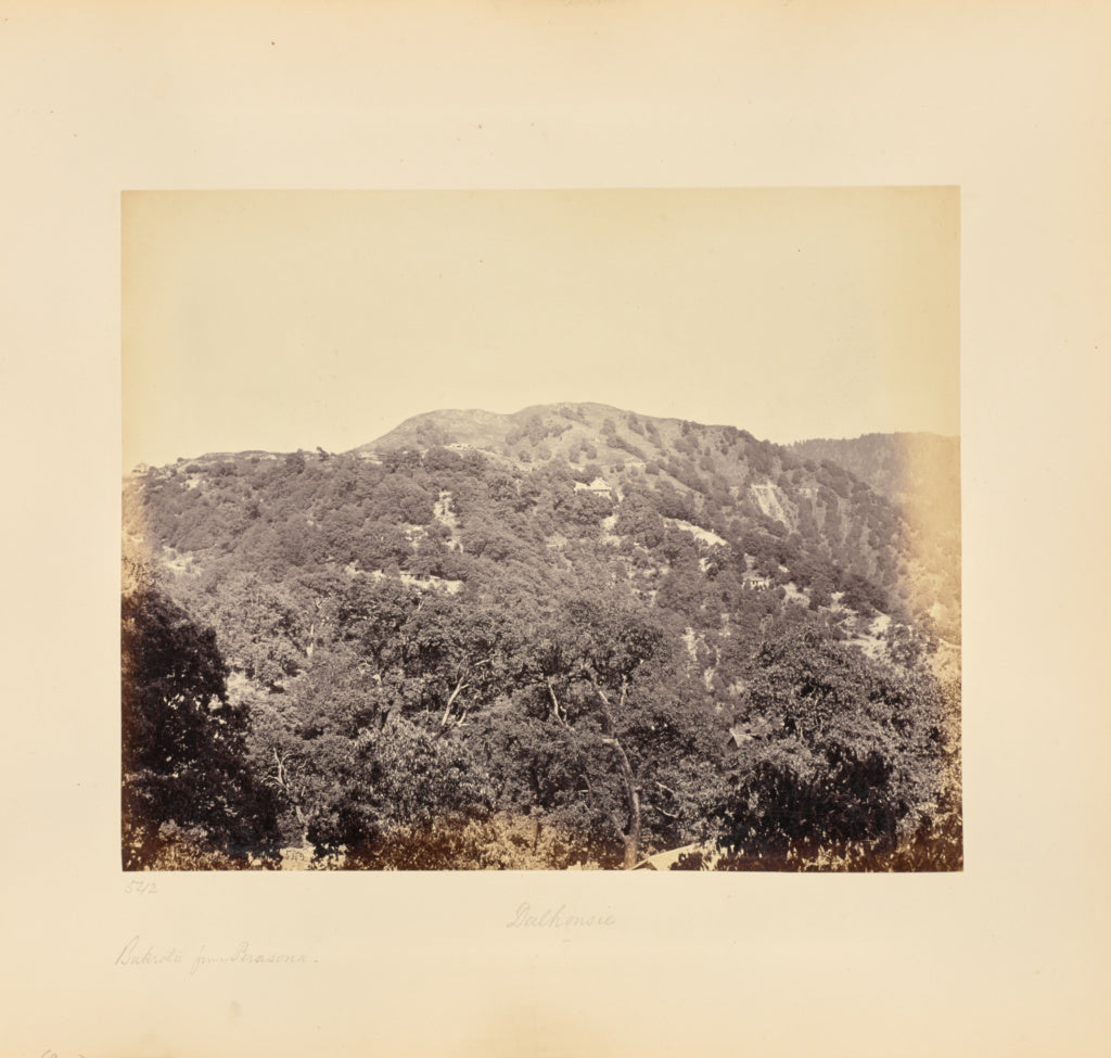 Samuel Bourne:Dalhousie; Bukrota from Perasona, Poster Print Wall Art