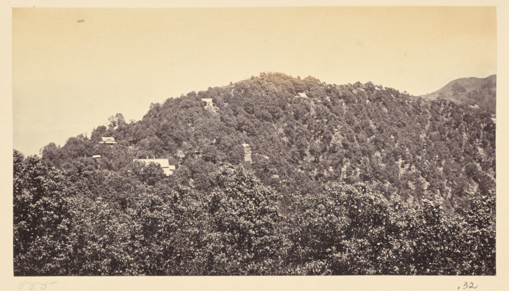 Samuel Bourne:Dalhousie; Perasona from Putrain Hill, Poster Print Wall Art