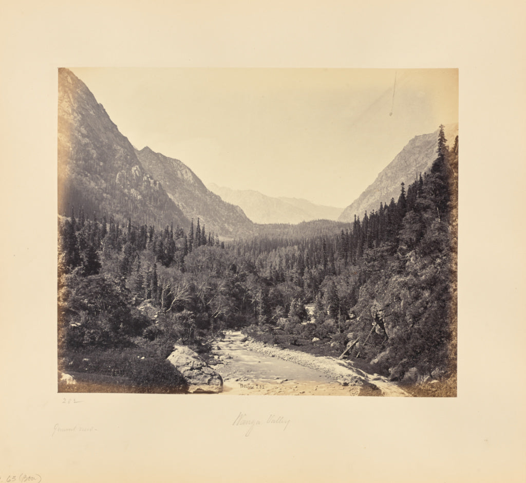 Samuel Bourne:General View of the Wanga Valley, Poster Print Wall Art