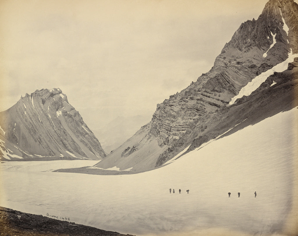 Samuel Bourne:The Manirung Pass - Elevation 18,600 Feet, Poster Print Wall Art