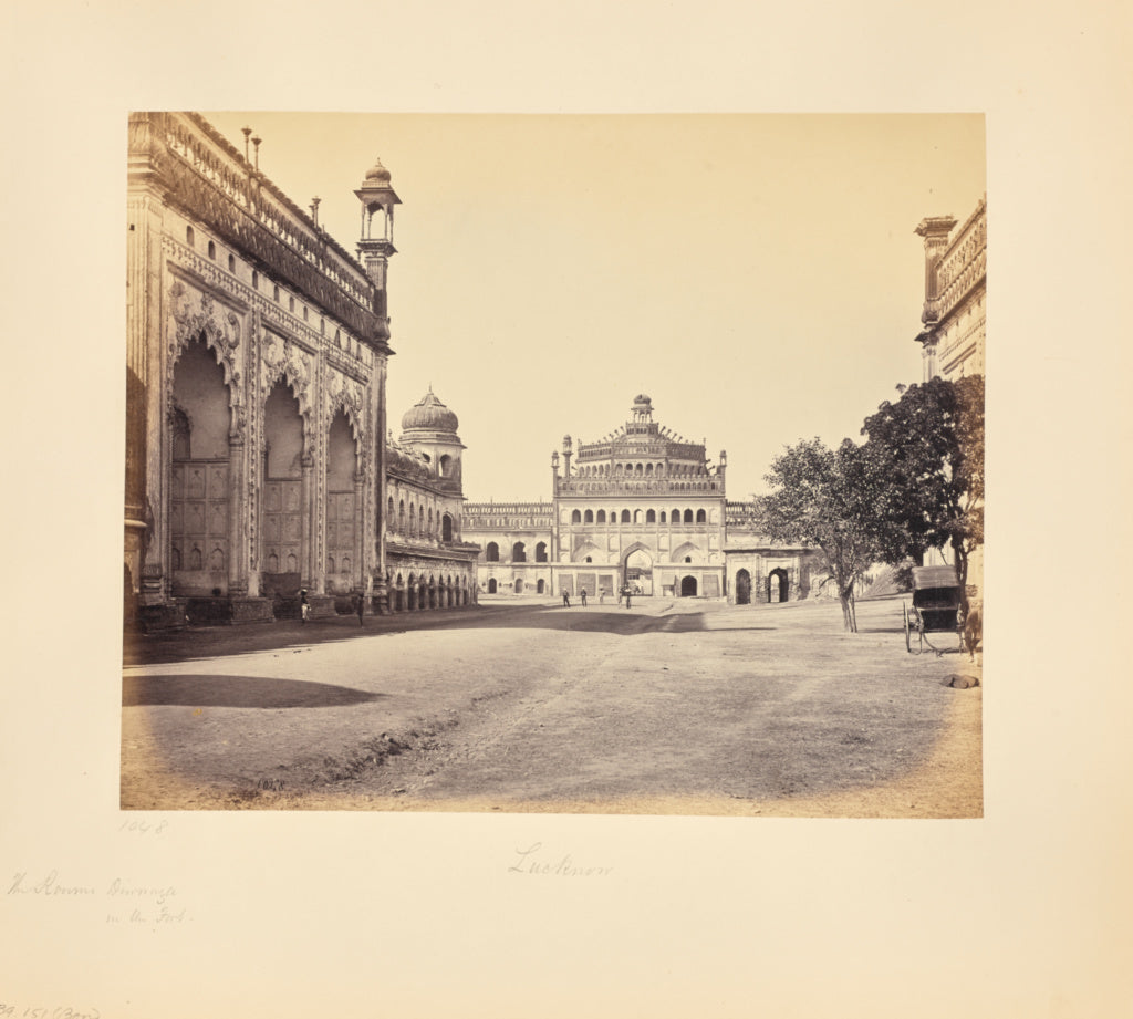 Samuel Bourne:Lucknow; The Roumi Darwaza in the Fort, Poster Print Wall Art