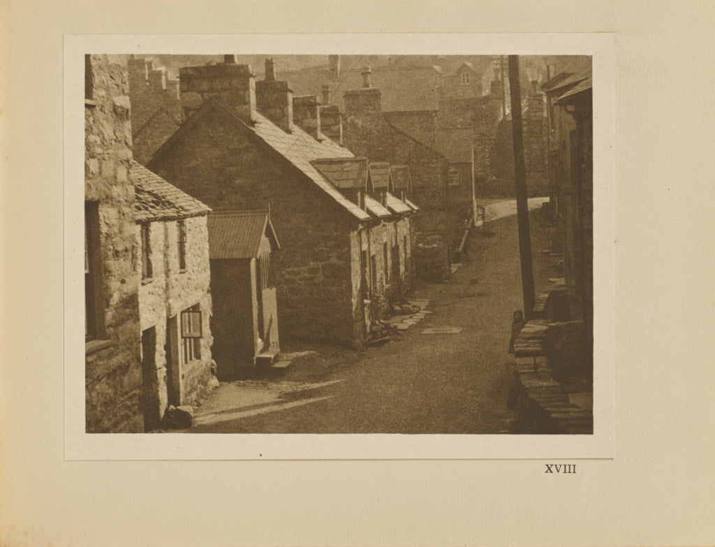 Alvin Langdon Coburn:A Harlech Street, Poster Print Wall Art