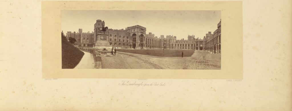 André Adolphe-Eugène Disdéri:The Quadrangle (from the East E, Poster Print Wall Art