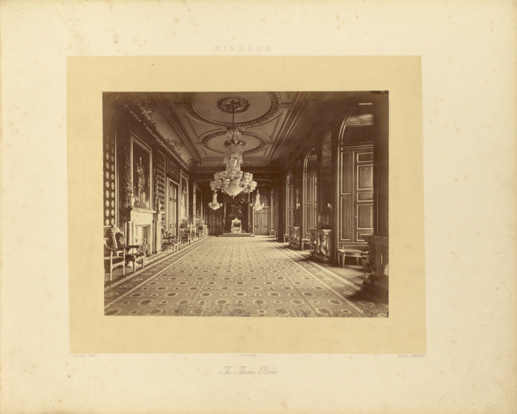 André Adolphe-Eugène Disdéri:The Throne Room, Poster Print Wall Art