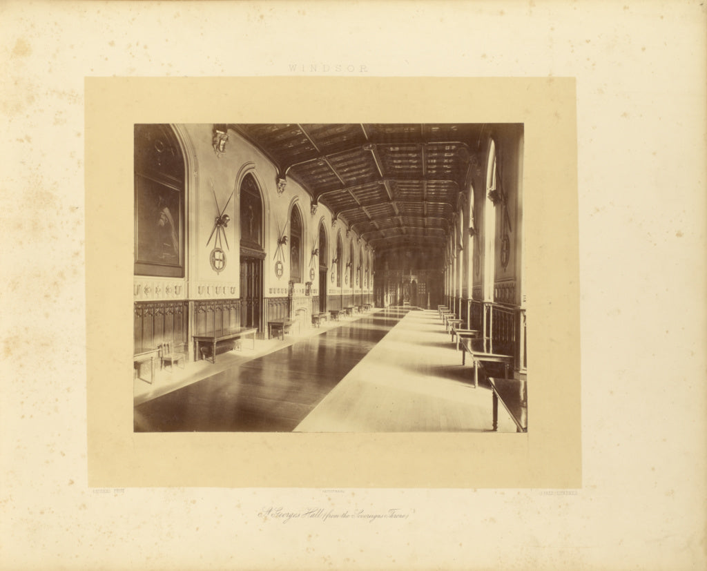 André Adolphe-Eugène Disdéri:Saint George's Hall (from the S, Poster Print Wall Art