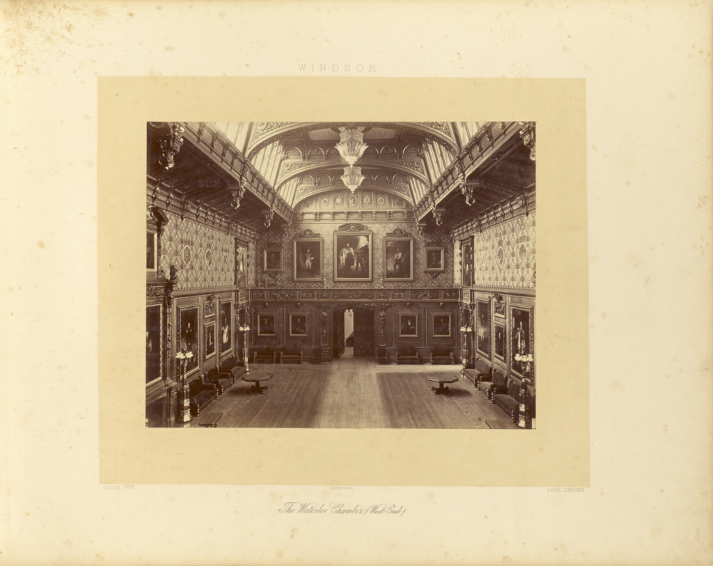 André Adolphe-Eugène Disdéri:The Waterloo Chamber (West End), Poster Print Wall Art