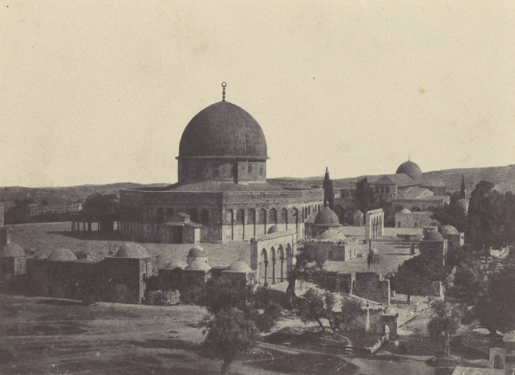 Maxime Du Camp:Palestine. Jérusalem. Mosquée d'Omar, Poster Print Wall Art