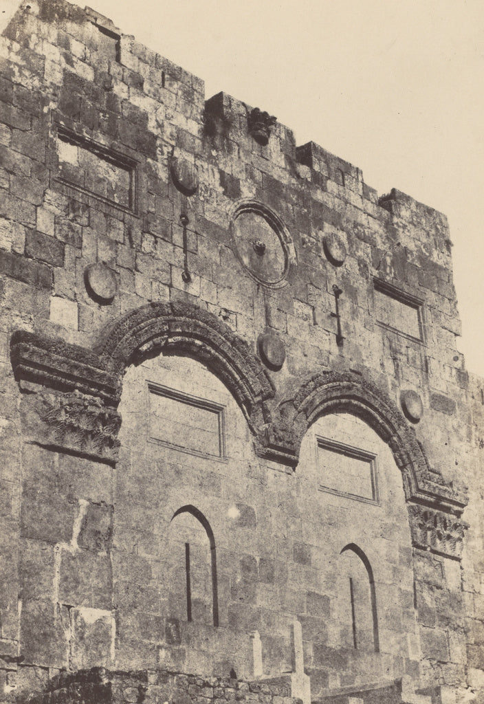 Maxime Du Camp:Palestine. Jérusalem. Porte Dorée, Poster Print Wall Art