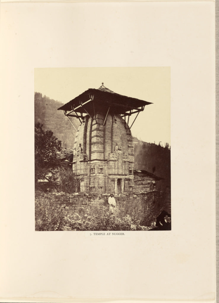 Philip Henry Egerton:Temple at Nugger, Poster Print Wall Art