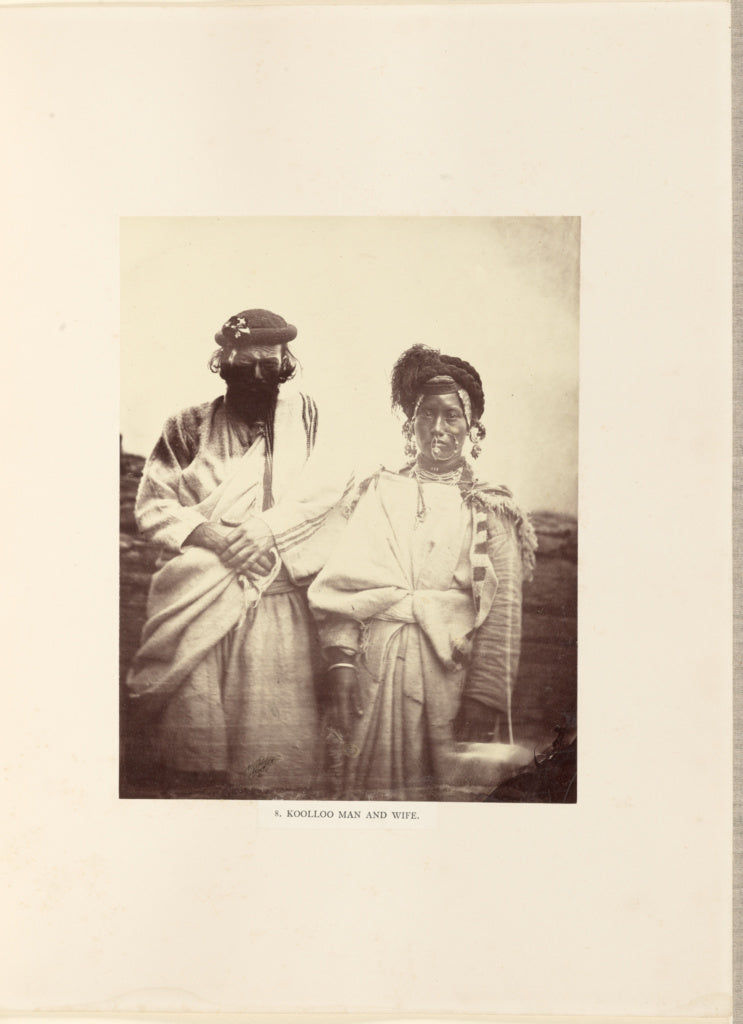 Philip Henry Egerton:Koolloo Man and Wife, Poster Print Wall Art